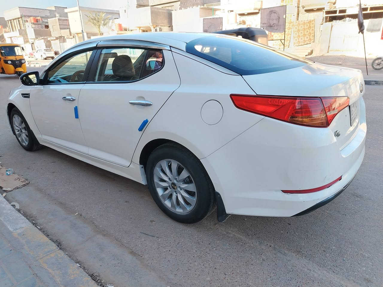 كي فايف موديل 2013بصره تحويل مشروع وطني سنوية لغايه 2027 وارد كوري مكفوله من الضربه والتبديل صبغ بس قطعتين شرط الفحص جاهزه حداديه تبريد تخم تاير مكينه كير كهربائيات كله شغال  السعر 100 العنوان بصره حي الحسين م 
*********** السياره بصمه تشغيل عن بعد بيهه

***********
