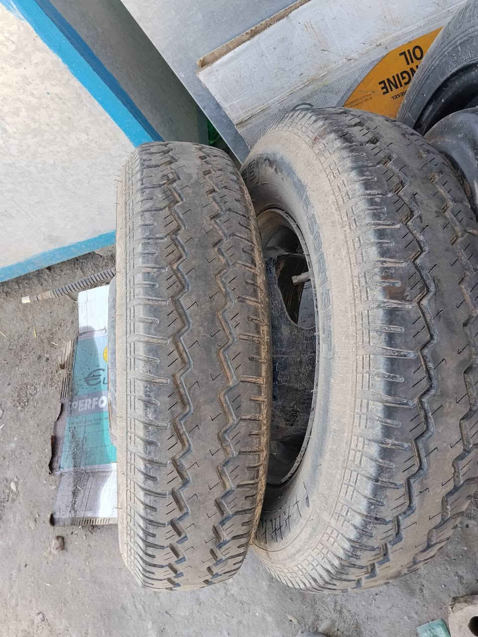 سلام عليكم تخم دبل مال كية فحل
نضافتهن كدامكم للبيع تاير ويل المكان بغداد شعلة 
رقم بي واتساب ***********
