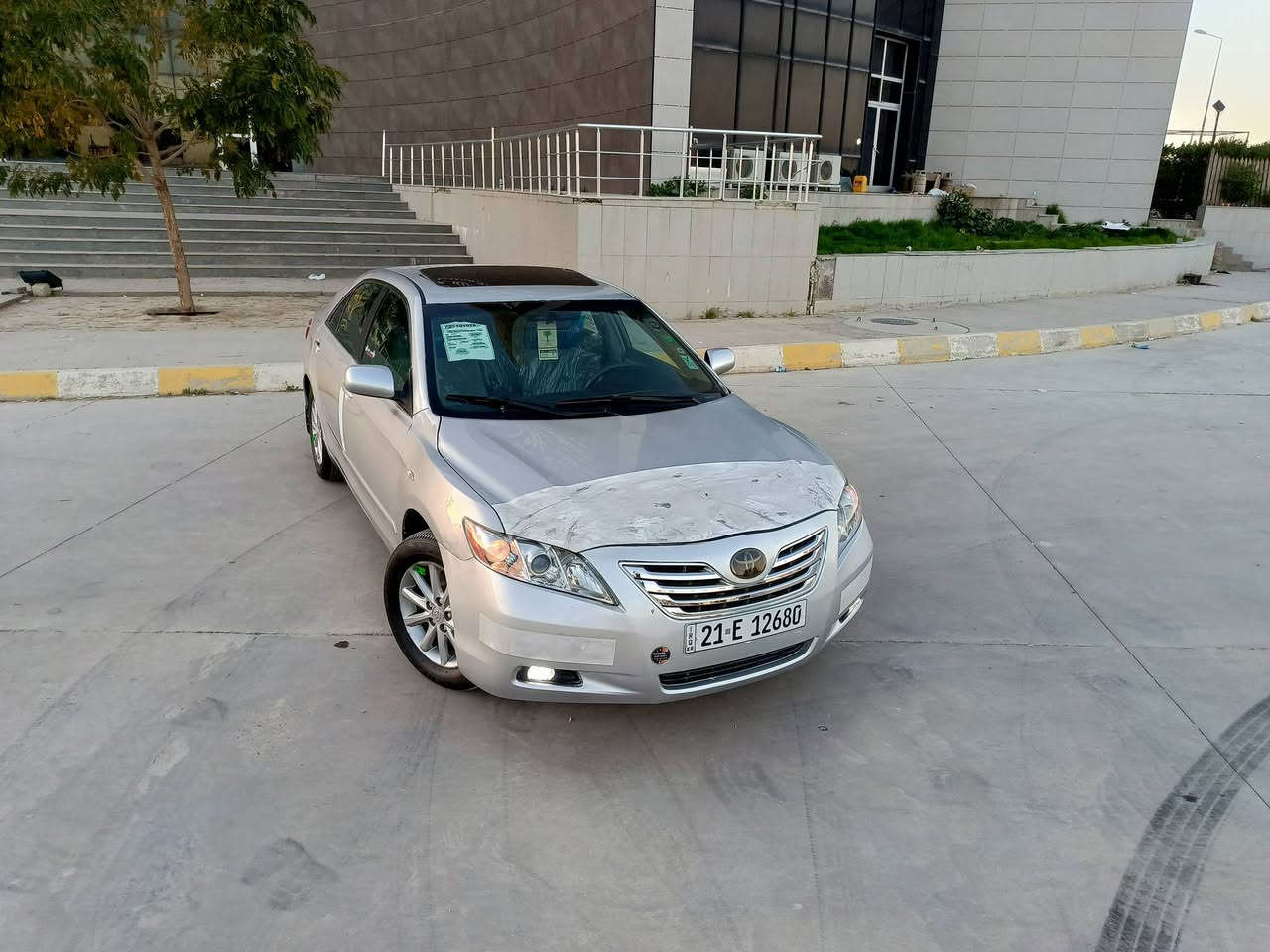 السلام عليكم....***********
كامري موديل 2008 خليجي GLX🇯🇵 
بأسمي سنويه جديده وهزه جديده دولي سليمانية
مكينه 2400✅
حداديه كير جديد ✅
مكينه جديده لاتنقيص ولا بخار  ✅

فول مواصفات 🟩🟩
برده خلفيه 
تحكم ستيرن 
كشن كهرباء 
تبريد قطعتين
مثبت سرعه
فتحه سقف
دمام خلفي
تخم ويل ياباني تيوتا اصلي 
تخم تاير جديد 
صبغ عام للجمالية بدون ظربة و بدون ارباك وبدون دواخل

السعر :: 96 وبي مجال بسيط مكانها كركوك 
.
