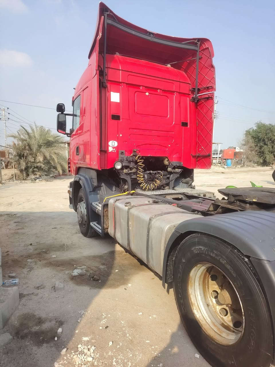 السلام عليكم
اسكانيا للبيع موديل 2008 مكينه 420 انجكسن دبل سوبركير الف عادي 3 /3  دشبول طويل  سيارة رقم سليمانيه بسم كردي اسويلك وكاله سياره مربوطه براد السعر 135 وبيه مجال قليل الشراي العنوان البصرة الاستفسار على هذا الرقم
***********
***********
