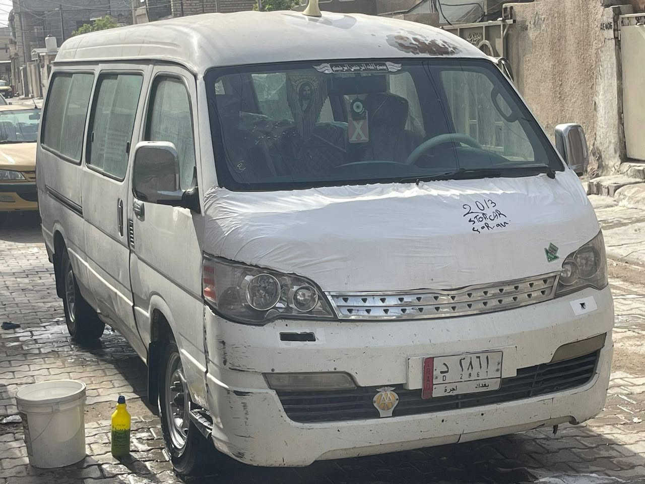 سلام عليكم جنبي 13 مكينه ونجي ياباني  كير اكسل تخم تاير كهربائيات كله شغاله سياره كامله للخير  دوشمه سياره موصليه سعر 35 مكان بغداد البياع شرطه خامسه لاستفسار ***********
