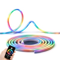 حبل أضاءةنيون LED بتقنية التحكم الذكي طول 5 أمتار السعر 24 الف توصيل م...