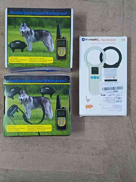 مستلزمات كلاب (مفارش عدد ٣ درجة أولى و اجهزة تدريب كلاب لاسلكية عدد ٢ و جهاز قارى رقاقات تتبع الحيوانات عدد واحد) للبيع.
للمزيد من المعلومات مراسلة الصفحة او الاتصال على الرقم *********** واتساب. يوجد توصيل لكل المحافظات.
