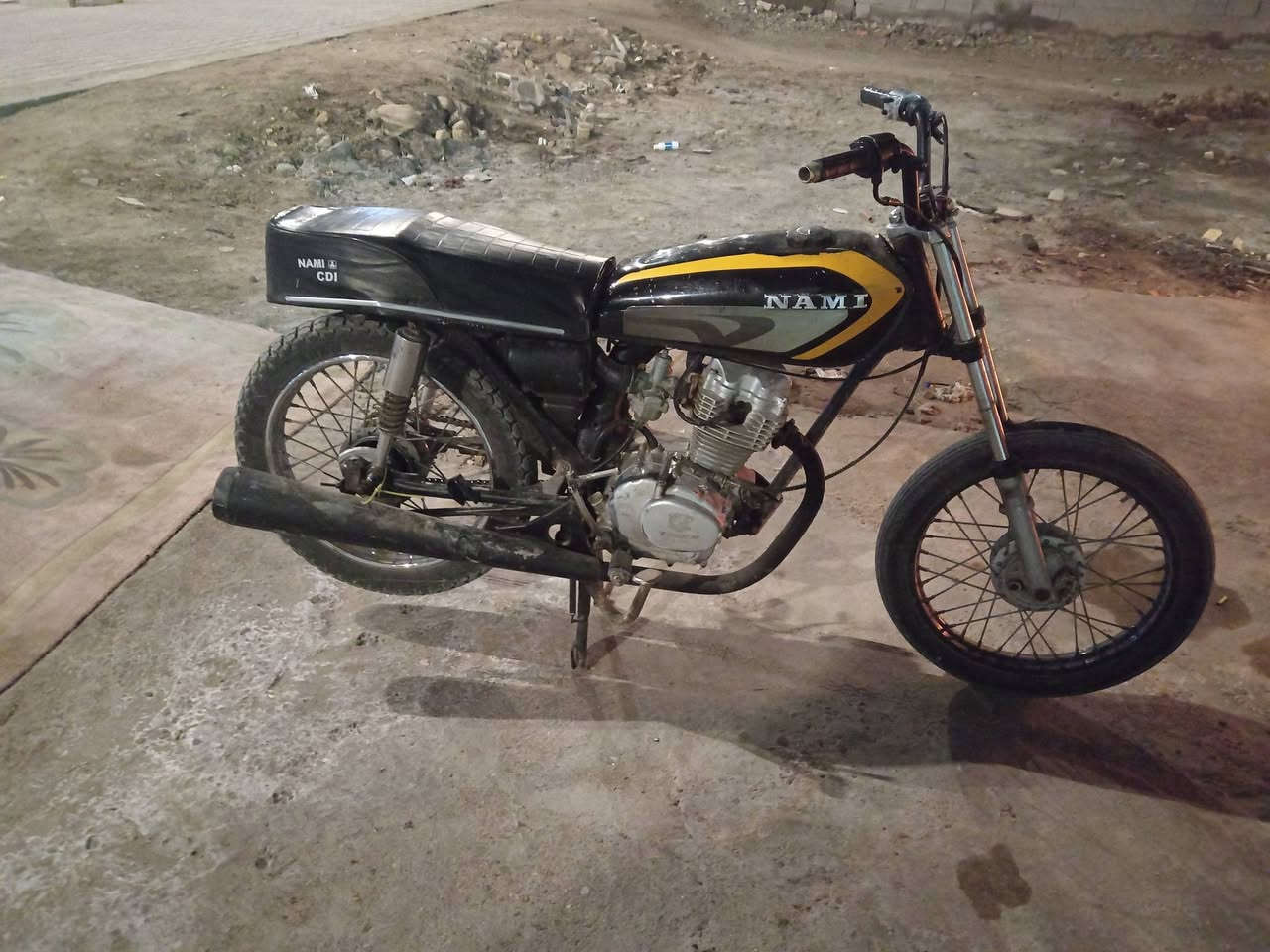 دراجه إيراني شاصي نامه اصلي محرك تايكر للبيع بدون اوراق الشراي يتصل مكاني الشيشان *********** السعر 325
