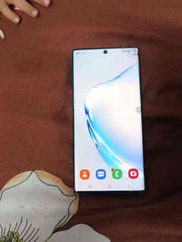 جهاز جالكسي نوت 10 بلس للبيع بيكاسو بالشاشه او بالظهر السعر 140 مكانيه...