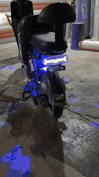 دراجة شحن ار تسعة • بطاريات فول • بصمة ماتشتغل