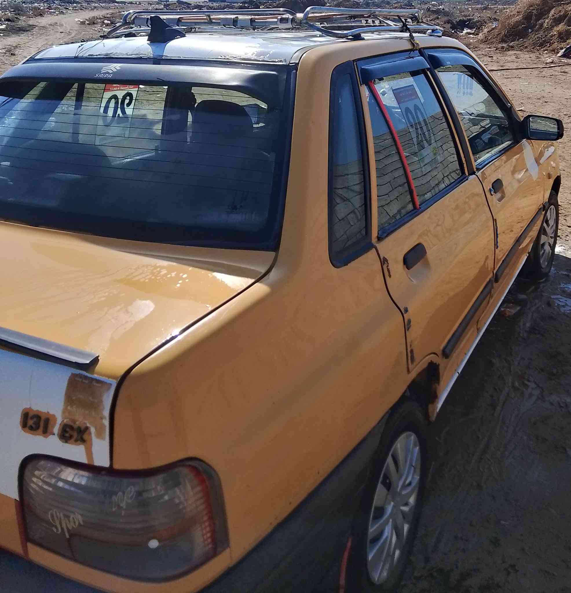 السلام عليكم عندي سايبة موديل 2013للبيع مكفولة من كلشي لاصبق ولاضربة عل البلاد تحويل مباشر مصغرة تخم تاير سدر جديد مكينة لاتبخر ولا تنقيص المكان بغداد المداىن فلكت سلمان باك  السعر27وبيهة مجال ***********
