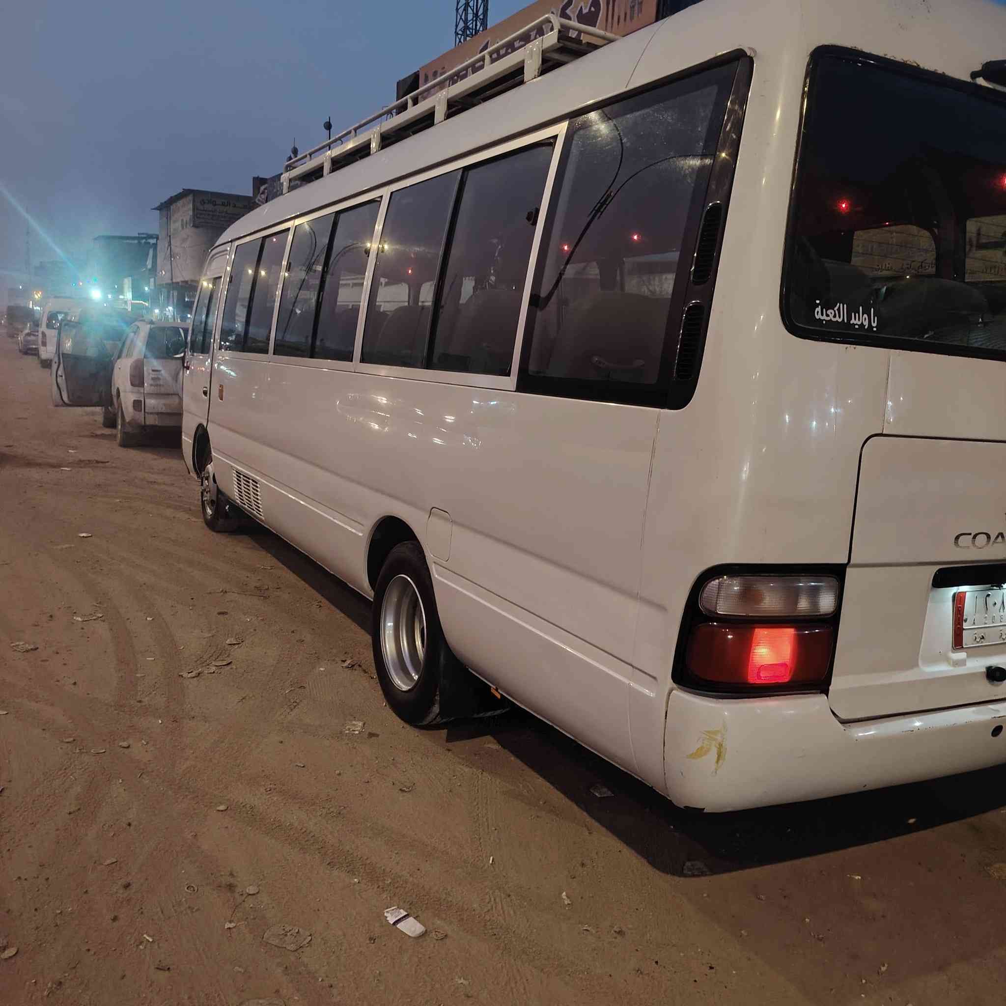 ألسلام عليكم كوستر للبيع مديل 2010 كير مكينه اكسل مكفولات السياره بيهه صبغ بس وزره محدثه ابيض ويل ناصي تخم تاير دوشمه جديده منضومه غاز قلاب ستاركس السعر 265 وبيهه مجال مكان السياره بابل الاستفسار اتصل ***********
