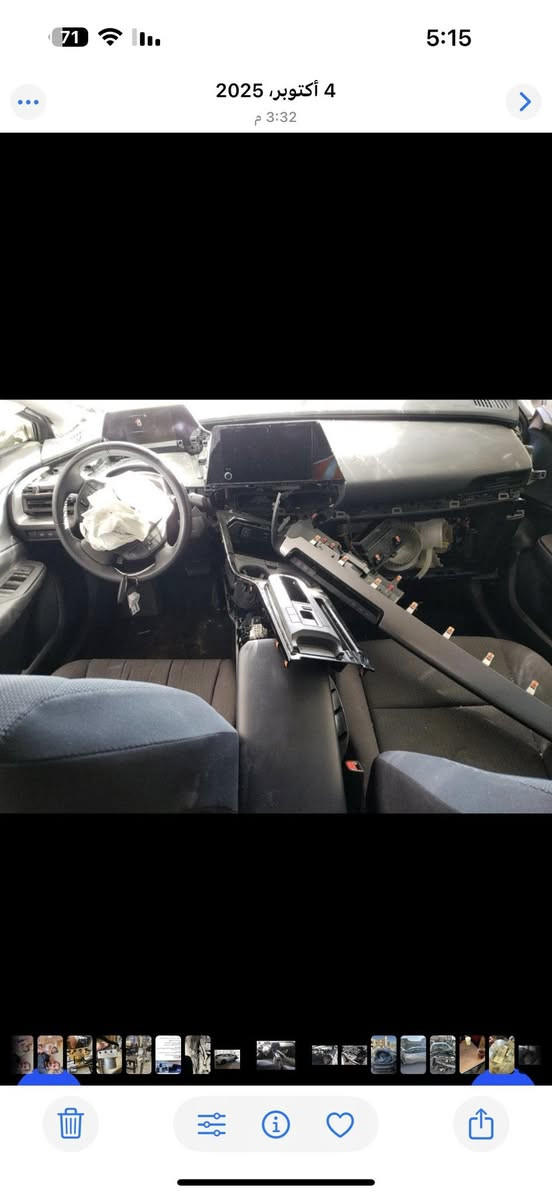 سلام عليكم تيوتا بريوس تفصيخ ادوات  موديل 2023 غراض جوه سوك ***********
