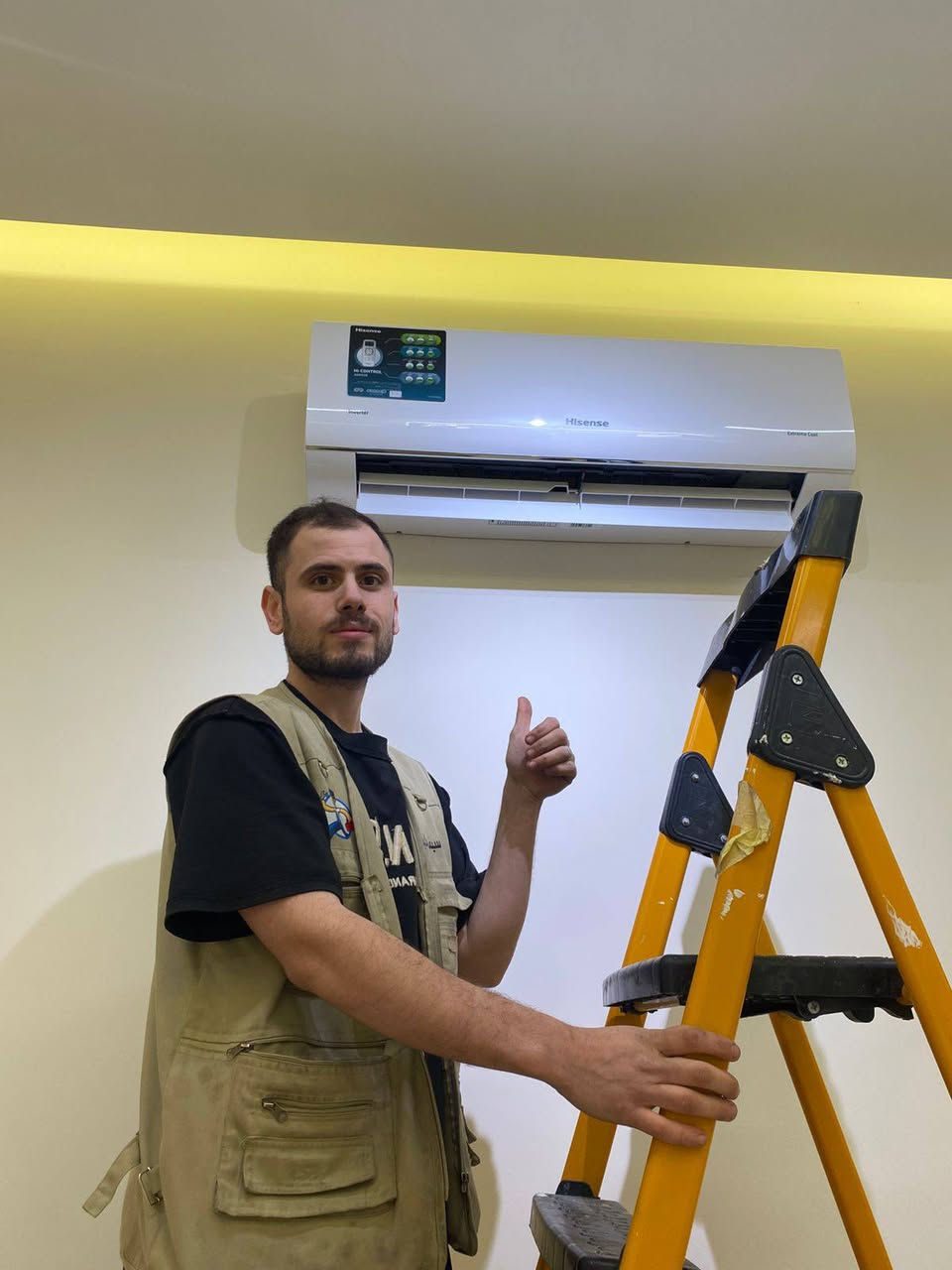 تم تنصيب سبالت عدد ٤ نوع هايسنس انفيرتر تحكم امبيريه   في الحصوه حي الانتصار
 
١- سبالت عدد ٣ هايسنس طن ونصف انفيرتر غاز ٤١٠ 
٢- سبلت طنين نوع هايسنس انفيرتر غاز ٤١٠ 

ورشة سيف حكيم لصيانه وتنصيب وأدامة كافه اجهزة التبريد 

***********
***********
