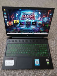 ثلاث قطع متوفرة لابتوب گيمينگ HP Pavilion نظيف جداً، البطارية بس انشحن...