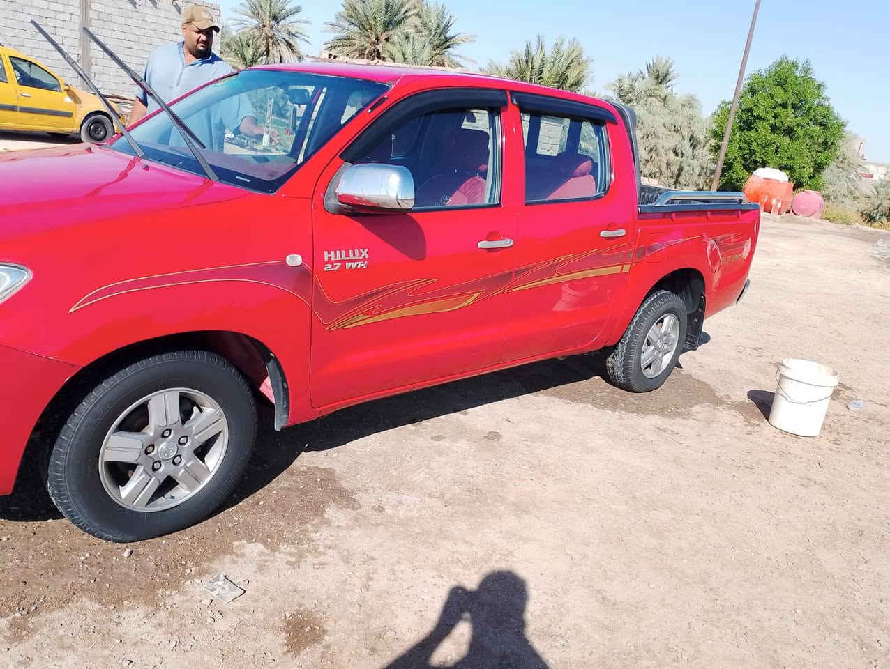 تويوتا 2010 كويتي اوتماتيك، 
بيها باب صبغ والباقي مكفول، 
محرك بي تنقيص قليل، 
گير كفالة، 
الشاصي 12،
جاهزة السيارة، تخم تاير، حدادية، تبريد، 
رقم ديالى، 
مگان السماوة، بأسمي  سنوية لـ27,
للأستفسار 
***********
***********
.
