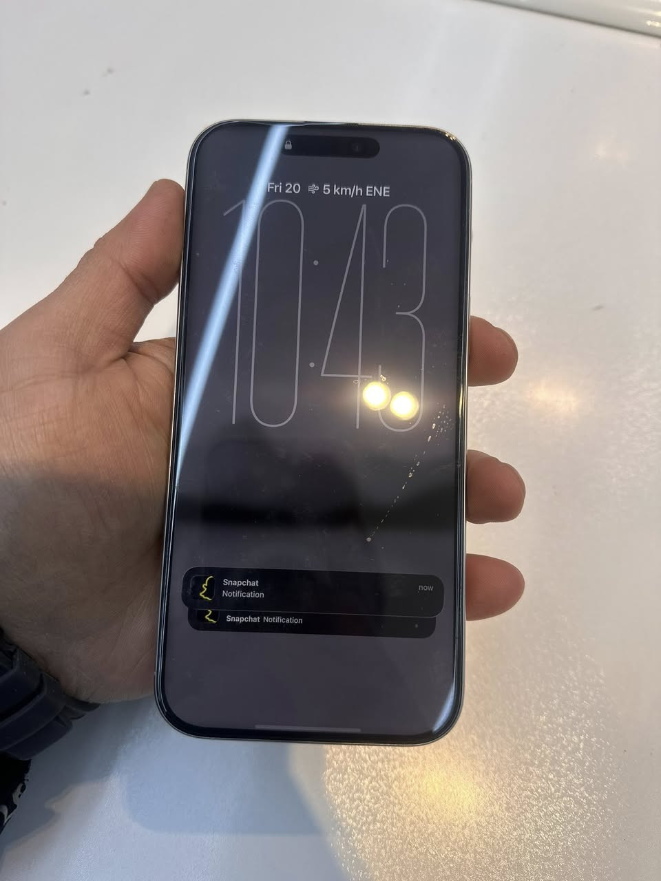 Iphone 16promax
256
ڕەنگی سپی لۆک لۆکە پاتری ٩٩…٣مانگ زەمانی شەریکەی پەڵی ماوە هیچی نەگۆراوە  موبایلەکە ئەمریکیە بەخۆی شوێن سیمی نییە تەنها ئی سیمە…ئی سیمیش ئیشناکات واتا سیمکارت نەخینتەوە 
تێبنی بایپاس نییە تەنها ئی سیمی ئیشناکات بووە.
سعری ٦٨٠ دۆلار


**إذا كنت صاحب هذا الإعلان وتريد حذفه لأي سبب، رجاءا أرسل رسالة إلى الدعم الفني**