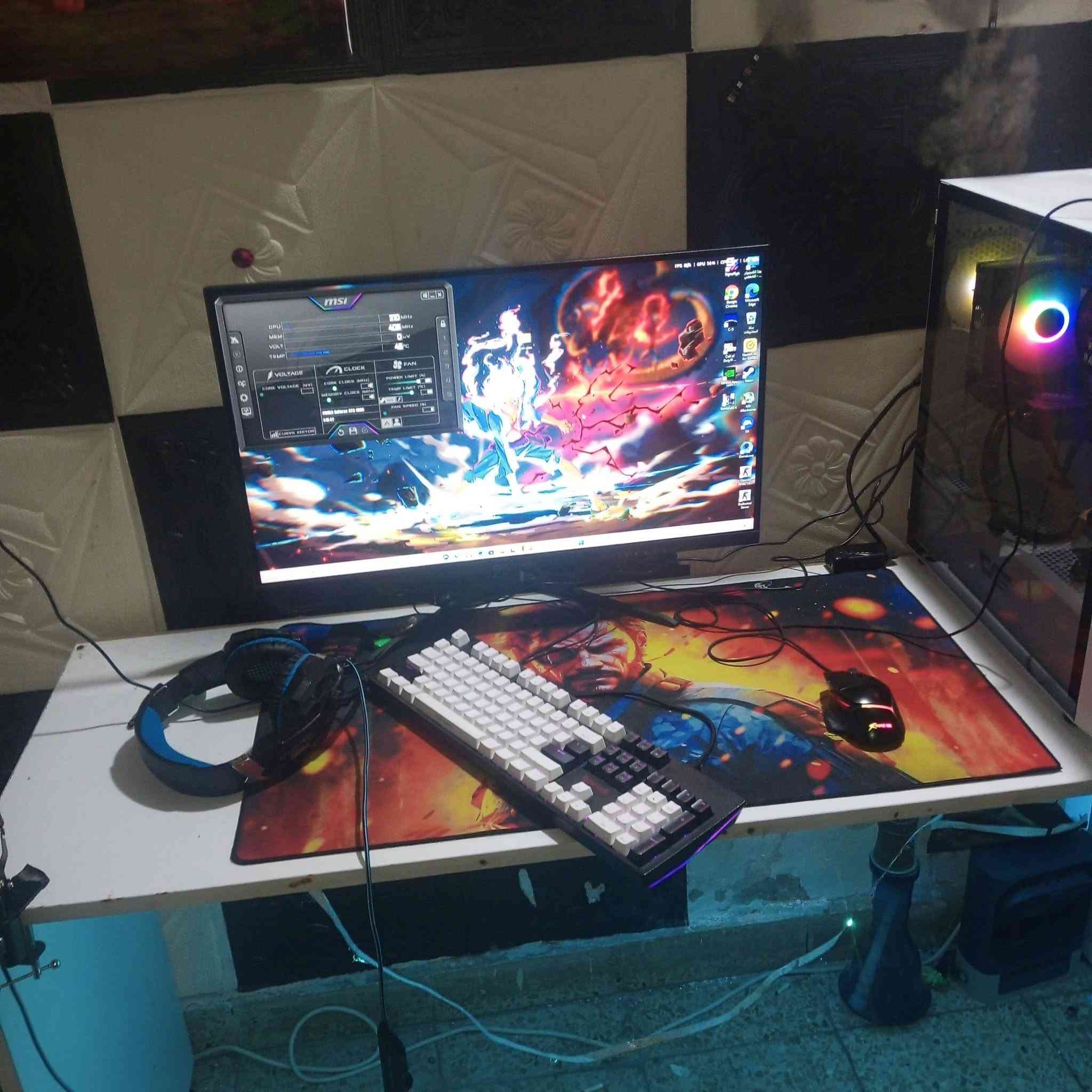 Quantity
K/S

CASE NEW

1

1

RTX 4060

2

1

CPU CI5 13TH 13400F

3

1

MB. B760

4

2

DDR4 PC 8GB 3600HZ RGB

5

1

PSU 700W

6

1

SSD 1TB NVMe

7 >

1

FAN CPU DeepCool AG400

8

1

K.B 2IN1

شاشه CAMEON حجم 27 هرتزيه 240 
مايك حترافي 
ماوس 
كيبورت 
سماعه 
ماوس باد


**إذا كنت صاحب هذا الإعلان وتريد حذفه لأي سبب، رجاءا أرسل رسالة إلى الدعم الفني**