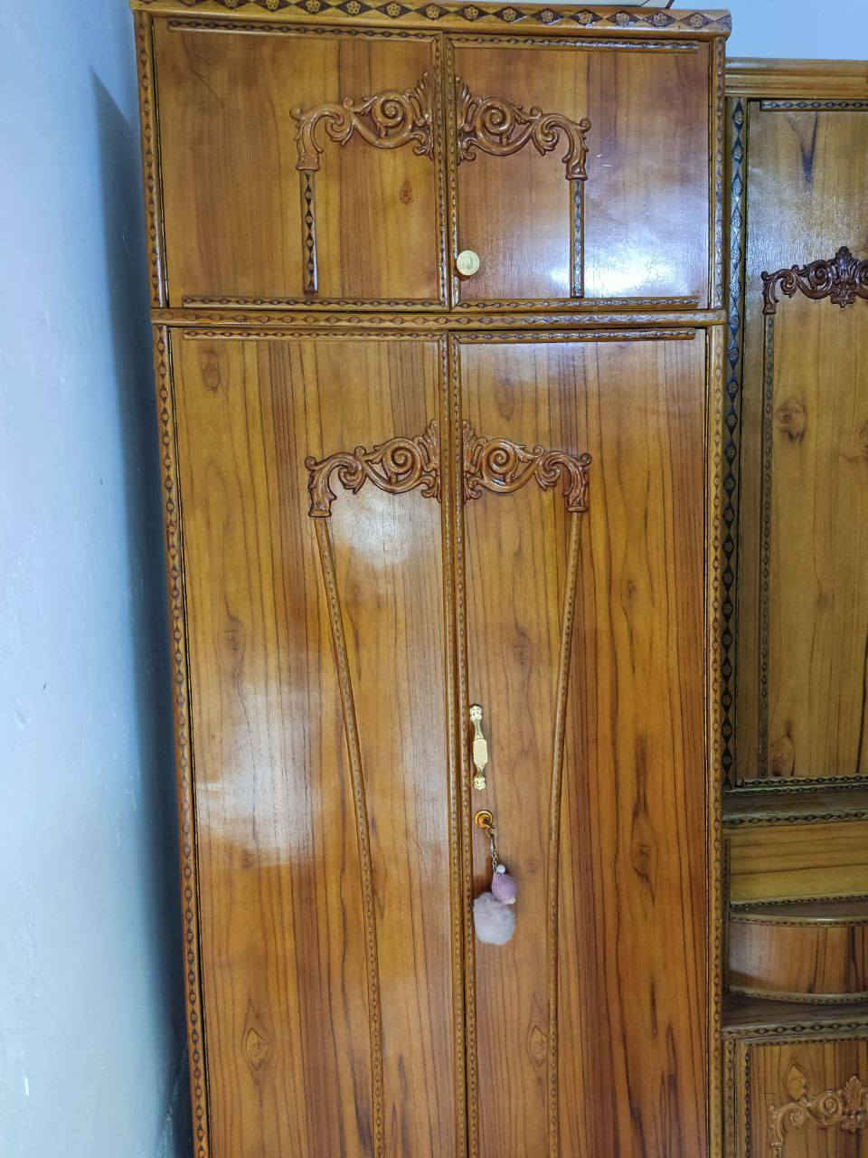 اللهم صل على محمد وال محمد ✨
#غرفة نوم عراقي جديدة للبيع  
المكان الديوانية _قضاء الشامية.  #للاستفسار اتصل على الرقم ***********
