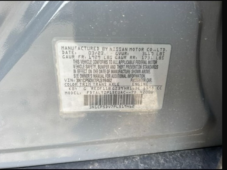 ((تابع الصفحه)) سيارات جديدة يوميًا📢📢

مستعجل على البيع 
نيسان كيكس SR 2023🚘🚘
لون أسمني __ رقم سليمانيه __ ماشيه 40 الف 

🟥ملاحظه __ السياره كلش نظيفه وجديده 
🟥مابيها نقص بس(بيها بارد)اصبعين حادثها الي بأمريكا 
((بدون صبغ بدون تبديل ))
مواصفاتها : 
شاشه + بصمه تشغيل 
رادار خلفي + حساسات + 
تحكمات استيرن + اشاير مري +كامره 
تحديد سرعه + تخفيف اوتماتيك 
هاند بريك بصمه + تشغيل عن بعد 
بعد بيها مواصفات 

العنوان 📍كركوك 
للتواصل ☎️  ***********
للسعر 🟥 اكتب ( تم )
