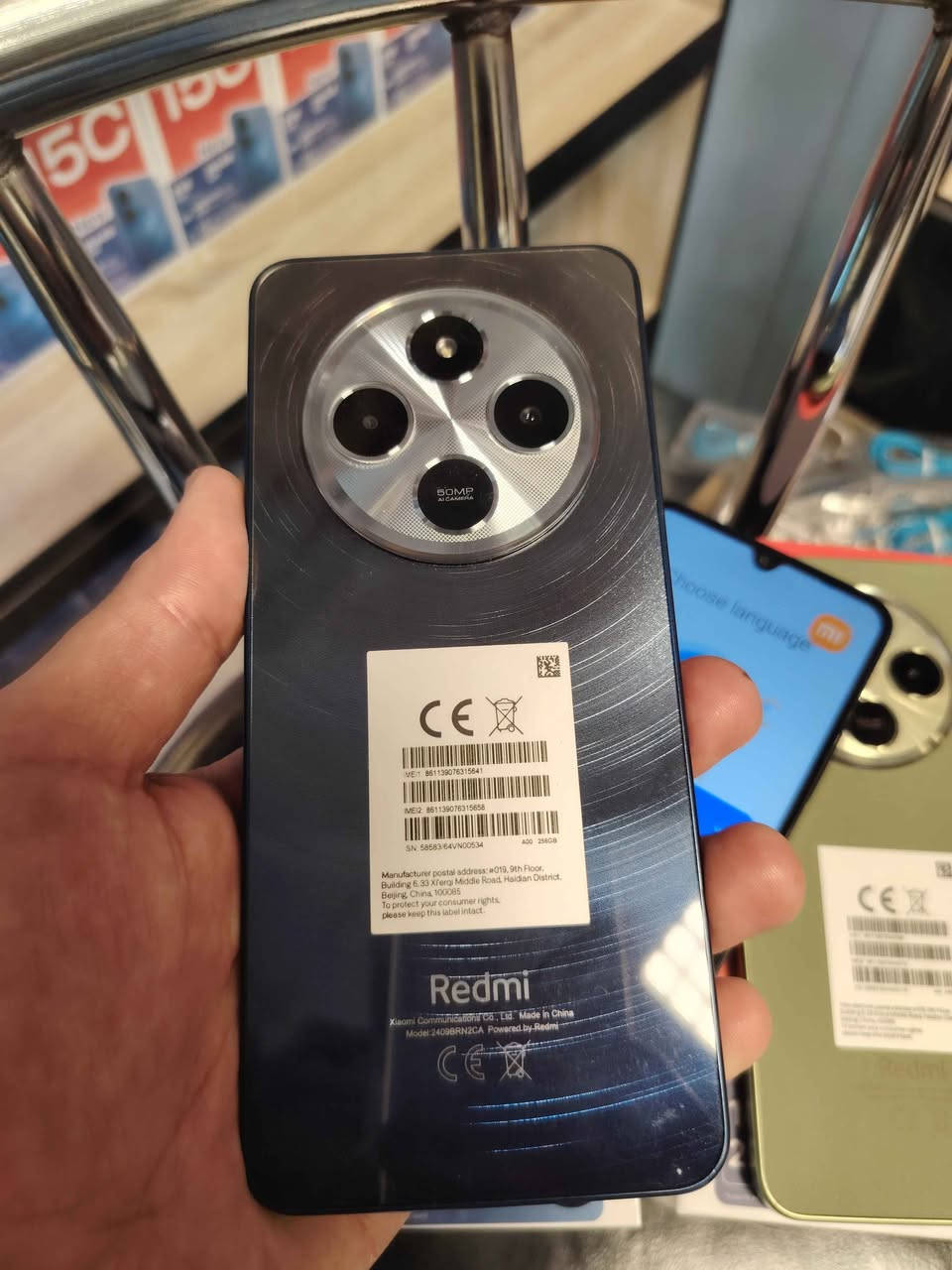 الجهاز القوي مع شاشه كبيره
ريدمي 14c من شاومي
ذاكره ٢٥٦ مع رام داخلي ٨ كيكا
شاشه كبيره حجم للالعاب ومشاهده اليوتيوب
بطاريه ٥١٦٠ ملي امبير مع شحن سريع 
كاميرا بدقه ٥٠ ميكا بكسل
معالج قوي للالعاب يعطيك ٤٠ فريم 
شكل مميز
بسعر ١١٥ الف
عنوانه بغداد زيونه ربيعي مقابل مول دريم ستي خلف الكراج البسمله
*********** بغداد, العراق
