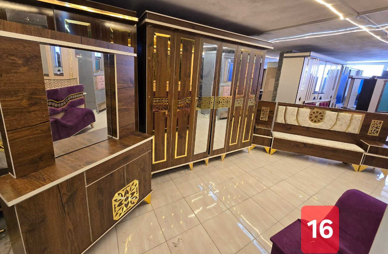 للتواصل واتس #اتصال0996910640
غرف النوم خشب لمايكا 👍🏼
📲للاستعلااام
الغرفة مؤلفة من..
1️⃣#خزانة 6 ابواب فتح230 _225
2️⃣ #تخت مجوز صندوق،160×200
 3️⃣#بيرو مراي 4دروج+بابين
4️⃣ #كمديناات عدد 2 مع تاج

 5️⃣شازلونة لتخت بأحدث تصميم
6️⃣الغرفة نوم خشب  #ميلامين سماكة 16 بالكامل
🚛يوجد توصيل وتركيب
🌹🌹🌹🌹


**إذا كنت صاحب هذا الإعلان وتريد حذفه لأي سبب، رجاءا أرسل رسالة إلى الدعم الفني**