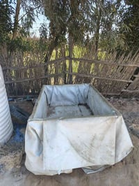 حوض سمك طول متر ونص ول عرض متر وربع ستخدام شهر نايلون اصلي درجه اولى ص...