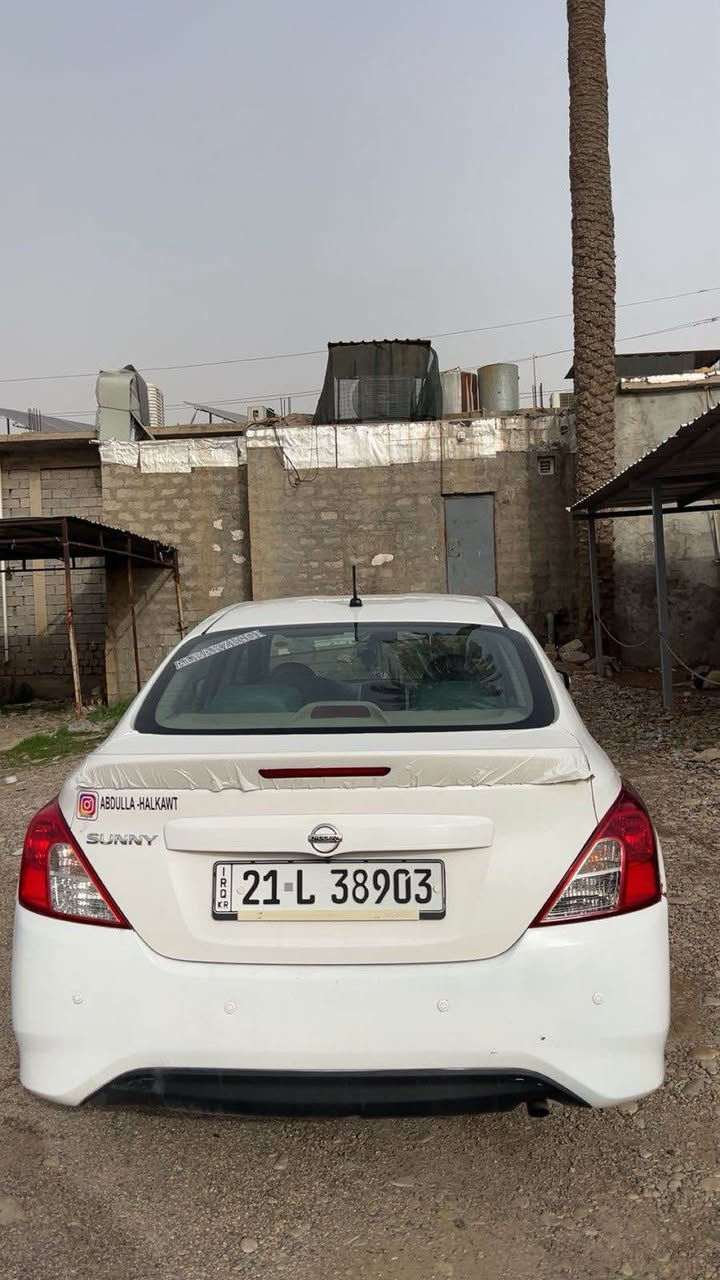 نيسان صني 2024 للبيع 
ماشي 45 الف 
بأسمي سياره بدون صبغ فقط تعديل بارد موجود بل صورة 
تحويل ثاني يوم 
مواصفات معروفة صني 
رقم تلفون *********** طوز, صلاح الدين

