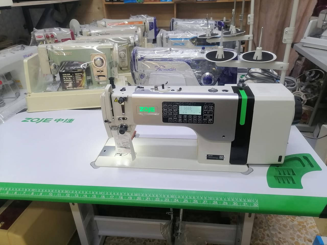 كما عودناكم زبائننا الكرام
بما هو جديد تجدونه لدينا
*ابو محمود للمكائن الخياطة *
توفير ماركة زوجي العالمية
غنيه عن التعريف ذات موصفات عالمية
من أرقى صناعات الصينيه شركة ZOJE
حيث توفر لدينا
1& ماكنه كاتم صوت
2&ماكنه كاتم صوت مع قطع خيط أو تماتيك
3&ماكنه كاتم صوت فول أو تماتيك مع قطع ورفع بايه أو تماتيك مع نطق ماكنة بلغه عربية حصرا
4&ماكنه أوفر كاتم صوت تكون من نوع خمسه خيط يعني تكدر تخيط بيها وتوفر معا
عنوان/النجف الاشرف شارع بنات الحسن قرب مشروع الماء قديم
للتوصل أو الاستفسار الاتصال على الرقم ***********
يوجد لدينا توصيل لجميع محافظات عراقية
