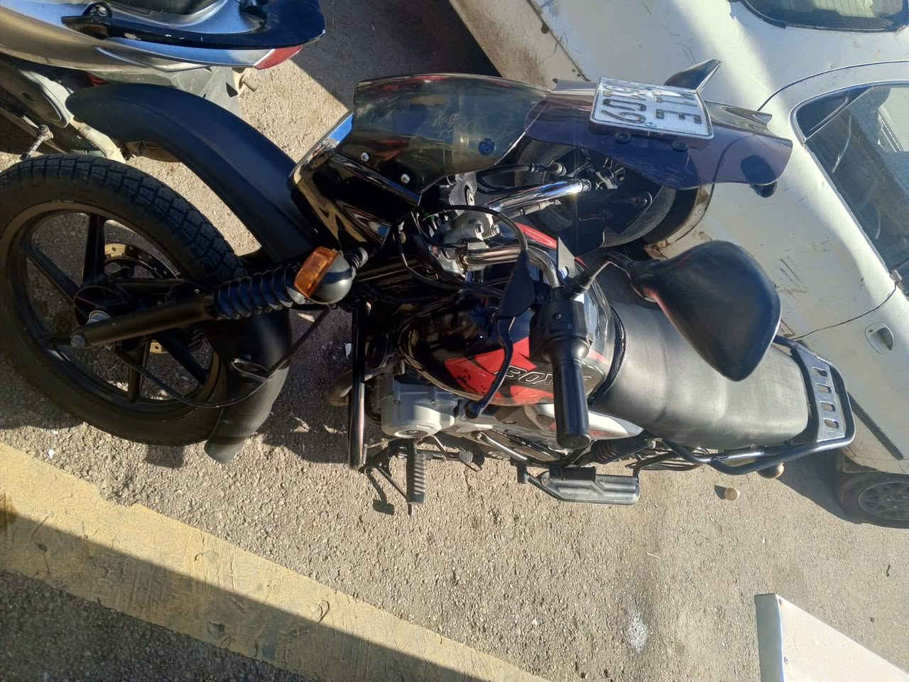 السلام عليكم بوكسر 2023 مرقم لوحة وسنويةبسمي تحويل ثاني يوم دراجه جاهزه على اخر حبه كبل للشغل اي نقص ما بيها السعر 2250 المكان قرب جزيرة بغداد السياحيه 

*********** متواجد رصيد واتساب
