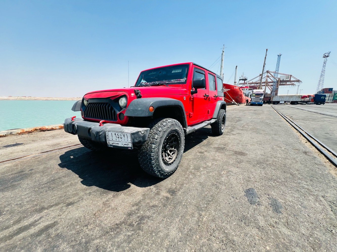 جيب رانكلر 2016 سبورت
JEEP WRANGLER 2016 SPORTS UNLIMITED JK
- السيارة وارد كندي
- مكفوله من الصبغ فقط بارد شبر من الجاملغ
الامامي الايمن
3600cc محرك -
- السيارة مرفعه inch 2.5
- طخم تاير امريكي ماركة COOPER
- ويل كب عدد 5
- السيارة جميع الايرباكات سليمة
- شاشة اندرويد inch 10 مع كامرة امامية و خلفية
- سويج ريمونت عدد/2 مع تشغيل عن بعد
- سيستم صوت راقي مع دمام
- حالة السيارة جيدة جداً
السعر : 198 ورقة
البصرة / دور النفط / قرب المركز الثقافي النفطي