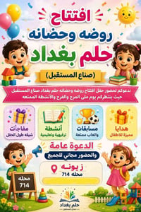 روضة وحضانة • زيونة محلة ٧١٤ • ٣ أشهر - ١٠ سنوات