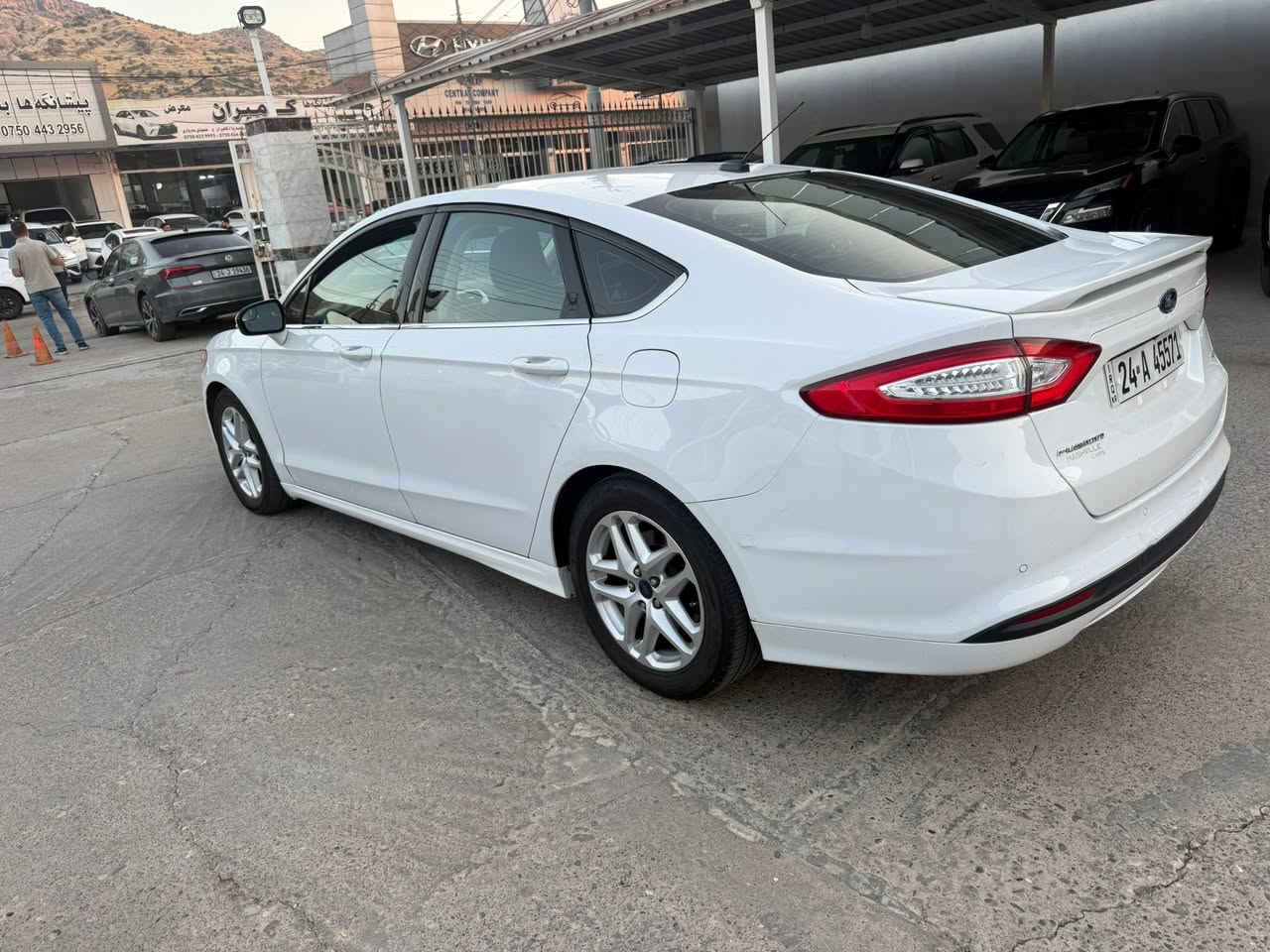 فورت فيوجن 2016بدون دعم جاملوخ سايق بخ بدون دواخل بدون برشوط گير محرك بشرط سنويه وهزه جديد تحويل وكاله بشرط ماشيه 130الف سعر105 ومجال مكان السياره دهوك
***********واتساب وكورك
