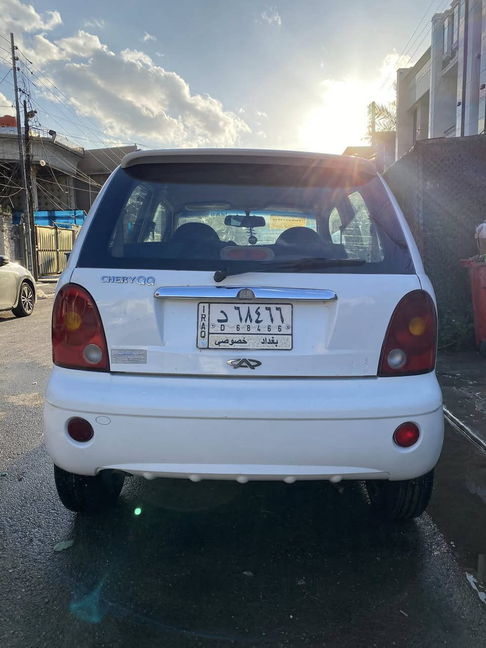 السلام عليكم كيو كيو ٢٠١٠ مكفولة عدى جاملغ امامي مبدل نفس اللون رقم بغداد تحويل ثاني يوم سيارة كاملة من كل نواقص مسويله سيرفس كامل من نوزلات وبلكات وفيت بم وتخم تاير ومنظومة كير كله جديد وحتى صدر جديد وحتى دهن كير ودهن مكينه ودهن منظومه مبدل جديد السعر ٣٢ وبيه مجال للاستفسار ***********
