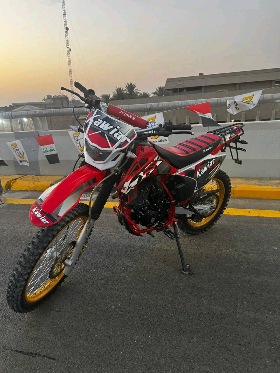 دراجه قفاز كواير موديل 2025 ماشيه 6 الاف حقيقي دراجه بلد مكفوله كفاله عامه اي نقص مابيه 