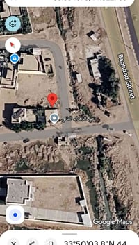 للبيع قطعه  موقع عل شارع العام  مدخل حي الزهراء الاؤل المساحه 405 متر ...