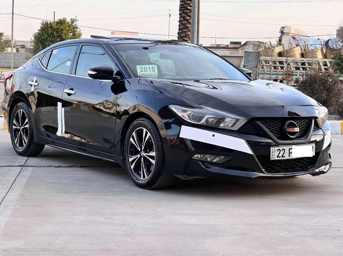 ‏Nissan Maxima 
‏2018 platunim 1/1 
للبيع فقط بدون مراوس بدون اقساط 
حجم محرك 6 سلندر 3500 
رقم اربيل دولي سنويه جديد لل 2029 

صدر امامي خلفي جديد كهربائيات كل شغال تبريد شغال 

مواصفات السيارة 1/1 

پانوراما 
كاميرات 360 
رادرات 360 
مرايات قلاب
كشن جلد كشن تدفئة وتبريد وخزن 
ويل حجم 17 تخم تاير جديد 
بصمة تشغيل وبصمة فتح الابواب 
ستيرن تدفئة
پردة كهرباء 
نظام سماعات الصوت BOSS صوت قوي بشكل 12 سماعة 
تحديد مسار 
شاشة تدعم الخرائط والكار پلي 
تشغيل عن بعد 
حساس امامي وخلفي 
وكاميرا امامية وخلفية 
وكاميرا بل اطراف 
حساس بل مري عند التجاوز والاقتراب من السيارات 
وضعيتين سياقة Normal / Sport 
تحكم بلـ شاشة بلـ ماوس 
تبريد قطعتين 

صبغ /ربع بوند + جاملغ سائق امامي+بابين طرف سائق بخ شرط بدون دواخل 

سعر:.(112$).وبي مجال بصيط
رقم هاتف:.( *********** )
عنوان :.كركوك📍 كركوك, العراق
