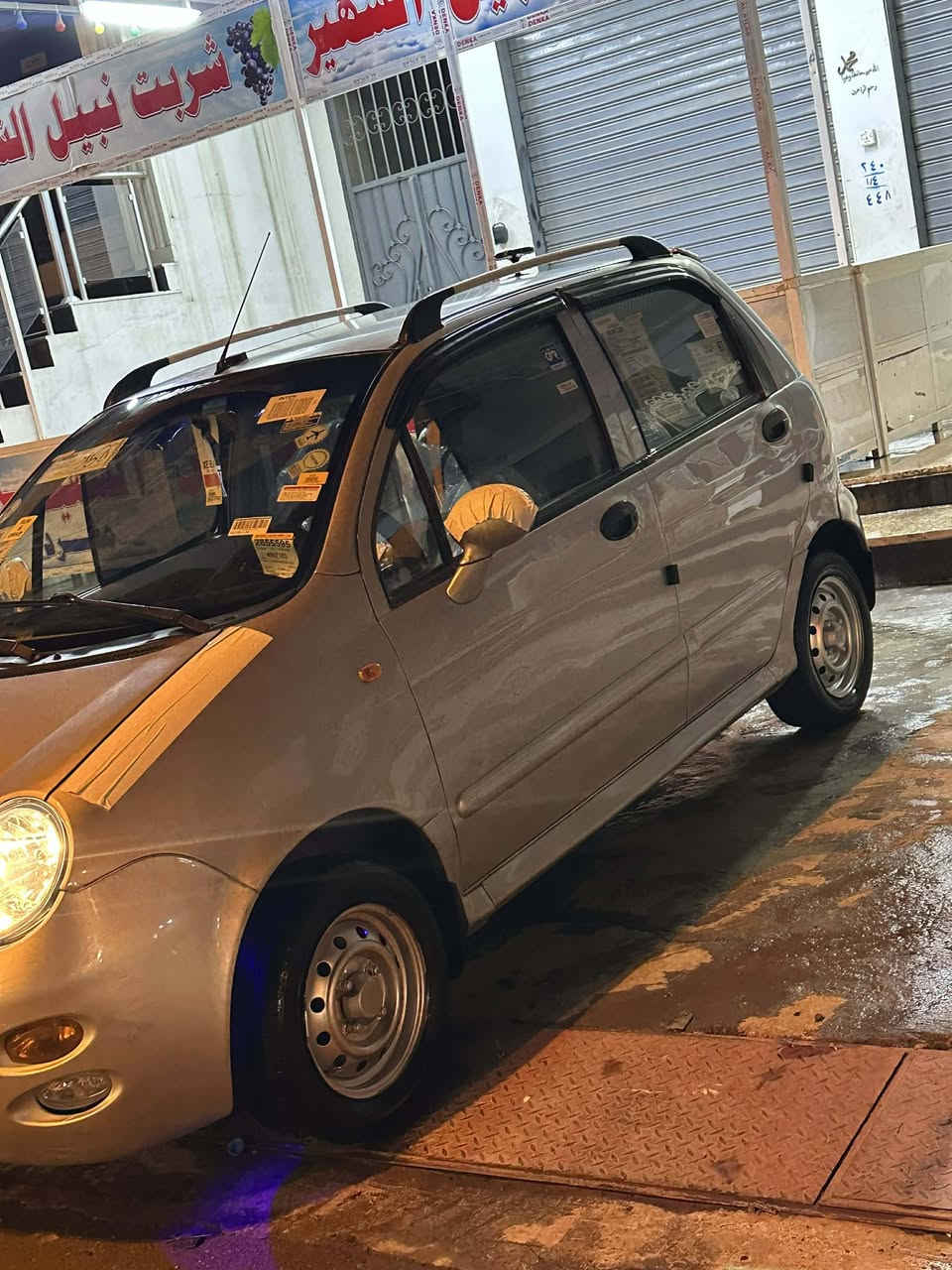 السلام وعليكم سياره شيري  كوكو البيع
موديل 11كير توماتيك محرك وكير شرط محرك ممفتوح وضع شركة ماشيها 130بلاصبغ وشاشه سماعات جدد طخم وره وكدام  جديد طخم تاير جديد سياره مال بيت مامتعوبه ]***********}***********}
