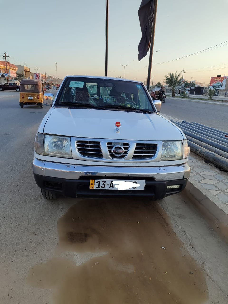 بيكب نيسان دبل قماره رقم ميسان بسمي نكليزي محسن يعني جام كهربا نوزل مكفوله تخم تاير حدادي جديده السعر ٨٥ وبيه مجال موديل ٢٠٠٥ اتصال ***********  حالين السياره بل العمارة
