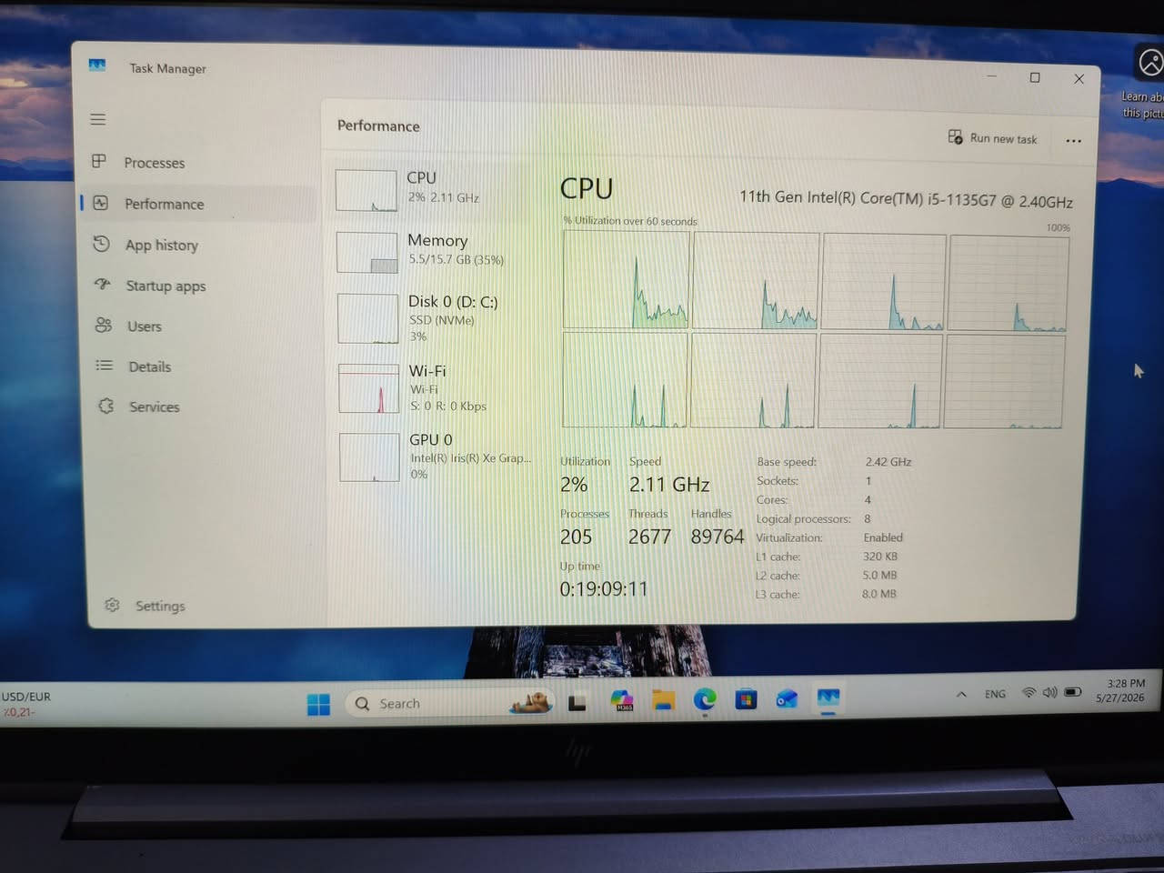 لابتوب HP الجيل ال11

موديل HP ZBook Firefly 14 inch G8 Mobile Workstation PC 

المعالج i5 1135G7

الرام 16GB 3200mt/s hynix يحتوي منفذين رام قابل للتطوير لل64

كرت الشاشة Intel Iris® Xe Graphics

الذاكرة m.2 NVME SAMSUNG 256GB

الشاشة 14 انج

وايفاي 6

يحتوي منفذ USB 3.1 Gen 2 Type-C with alt mode

حساس بصمة 

كيبورد ضوئي 

السعر 380 وبي مجال بسيط توصيل متوفر


**إذا كنت صاحب هذا الإعلان وتريد حذفه لأي سبب، رجاءا أرسل رسالة إلى الدعم الفني**