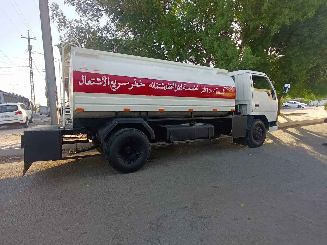 سلام عليكم كنتر وكاله نفط حموله 6500 سنويه ال 27 رقم بغداد مكان كربلاء حي الشهداء المواضفين السياره بسمنا وهااذ رقم تلفوني ***********

