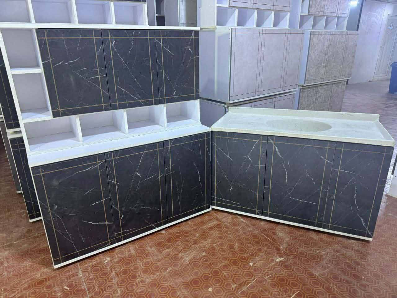 🍃كاونتر mdf
🍃القياس متر و ٢٠  ارضي وملحق مع سنك متر و٢٠
🍃السعر 220 فقط 
🍃اذا تحب نضيفلك ملحق فوك السنك اضافه ٦٥ الف
🍃اذا تريد السنك متر ونص اضافه ٢٥ عالسعر 
🍃اذا تحب تضيف فاترينا اضافه ٦٠ عالسعر 
🍃اذا تحب تضيف مجر واحد اضافه ١٠ عالسعر
🍃اذا تحب تضيف تلث مجرات اضافه ٢٥ عالسعر
🍃التوصيل مجاني للمحافظات 
*********** واتساب متوفر
