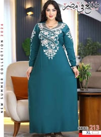 دشداشة نسائية • كشمير قطني • ٧٠-٩٠ كيلو