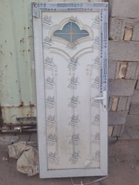 باب PVC • ١٩٠×٨٥ • إطار مخلوع
