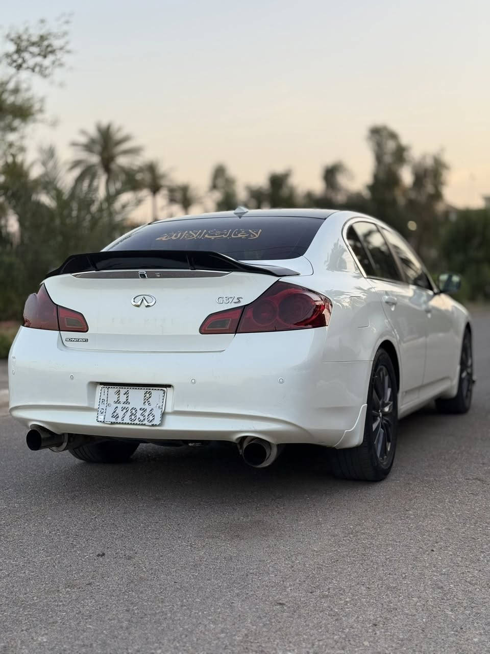 السلام عليكم
للبيع انفنتي G37xs اعلى فئة
رقم جديد بغداد
السيارة فول مواصفات
كشنات جلد S لون احمر
سلايت روف تحكم ستيرن
لايت عدسة جديد
سيستم صوت Boss
كامرة خلفية 
رادار خلفي 
مكفولة من الصبغ والضربة
تبريد ثلج
كشنات خزن ميموري كل تحكماتها شغالة
مكان السيارة الاطباء خدمي المطار
السعر 98$ وبيها مجال
هاتف ***********
