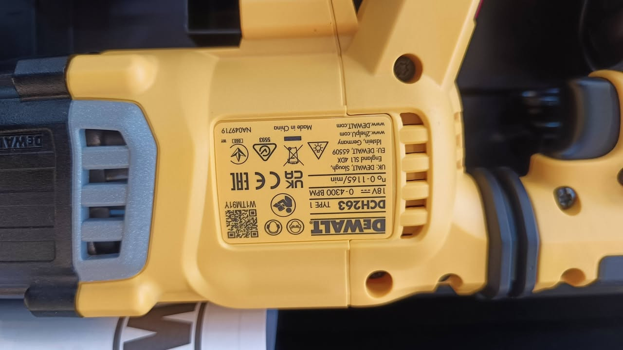 Dewalt DCH263
جملە ومفرد
***********
