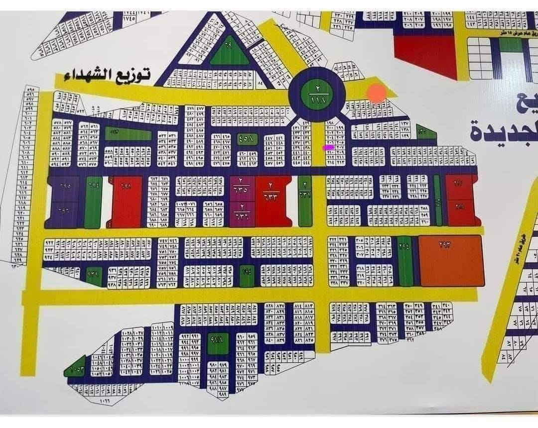 قطعة أرض طابو صرف توزيعة الشهداء الأولى مجاور عرصات حيدر حجي هندي مباشرة وخلف مجمع الإسراء السكني، المساحة 200م موقع تجاري على شارع عام عرض 30 م وخامس قطعة عن الفلكة،
رقم القطعة 208.
 حاليا خدمات كهرباء وماء، السعر خاص او اتصال على الرقم ***********
قطعة أرض طابو صرف توزيعة الشهداء الأولى مجاور عرصات حيدر حجي هندي مباشرة وخلف مجمع الإسراء السكني، المساحة 200م موقع تجاري على شارع عام عرض 30 م وخامس قطعة عن الفلكة،
