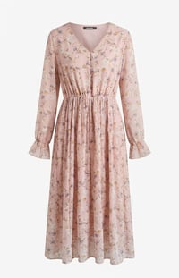 فستان شيفون • مقاس XL • ماركة JOMANA