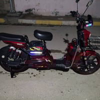 باسكل شحن للبيع بطارياته فول ودراجه نضيفه والسعر 325وبي مجال بسيط الرق...