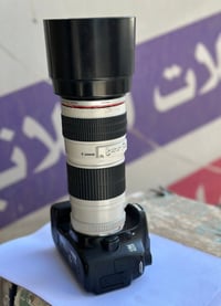 للبيع كاميرا كانون 70D مع عدسه 70-200 فتحه 4 ملحقات كامله حقيبه ورام و...