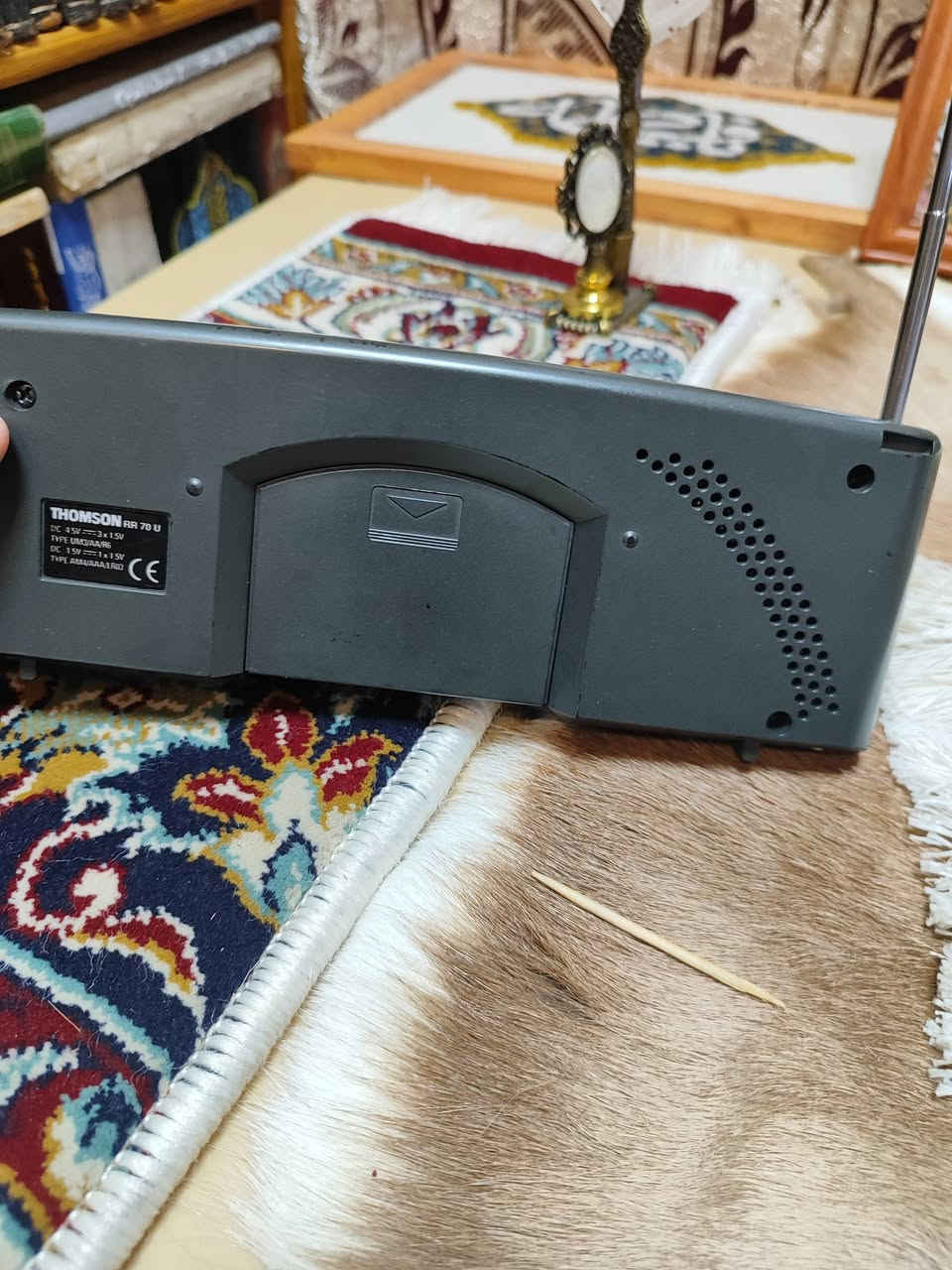 راديو باله فرنسي موجتين
سعره 25 يشتغل بس بأتري قلم 3 
توصيل جميع المحافظات


**إذا كنت صاحب هذا الإعلان وتريد حذفه لأي سبب، رجاءا أرسل رسالة إلى الدعم الفني**