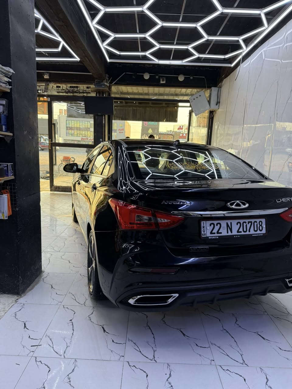 السلام عليكم  شيري اريزو 5 موديل 2025 فول واحد على واحد  ماشي 12 الف  رقم اربيل سعرها  125 ورقة   وبيها مجال رقم الهاتف ***********  السيارة موجودة بسماية
