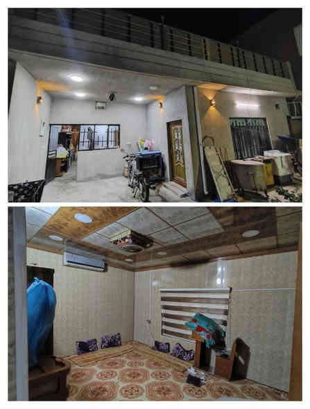 دار للبيع .. طابو صرف
- الموقع: حي النداء، خلف التجاري،فرع مقابل مدرسة عشق كركوك الأهلية، ظهر الخيمة البيضاء.
- المساحة: 200 متر 
- الواجهة: 10 متر 
- النزال: 20 متر 
 - عدد الطوابق: طابق ونصف
  
** تفاصيل الطابق الأرضي **
- غرفتين نوم
- هول
- استقبال
- صحيات (داخلية وخارجية)
- مطبخ
- البناء وسط
- الأرضية: قسم صب، قسم سيراميك
 
** تفاصيل الطابق العلوي **
- غرفتين نوم
- صحيات
- مطبخ
- الأرضية بالكامل سيراميك

- ارضية الحوش صب
- الدار يحتوي على حديقة
 
💰السعر المطلوب: 150 مليون دينار عراقي (بيه مجال للشراي)
للاستفسار اتصال على الارقام التاليه
***********
***********
