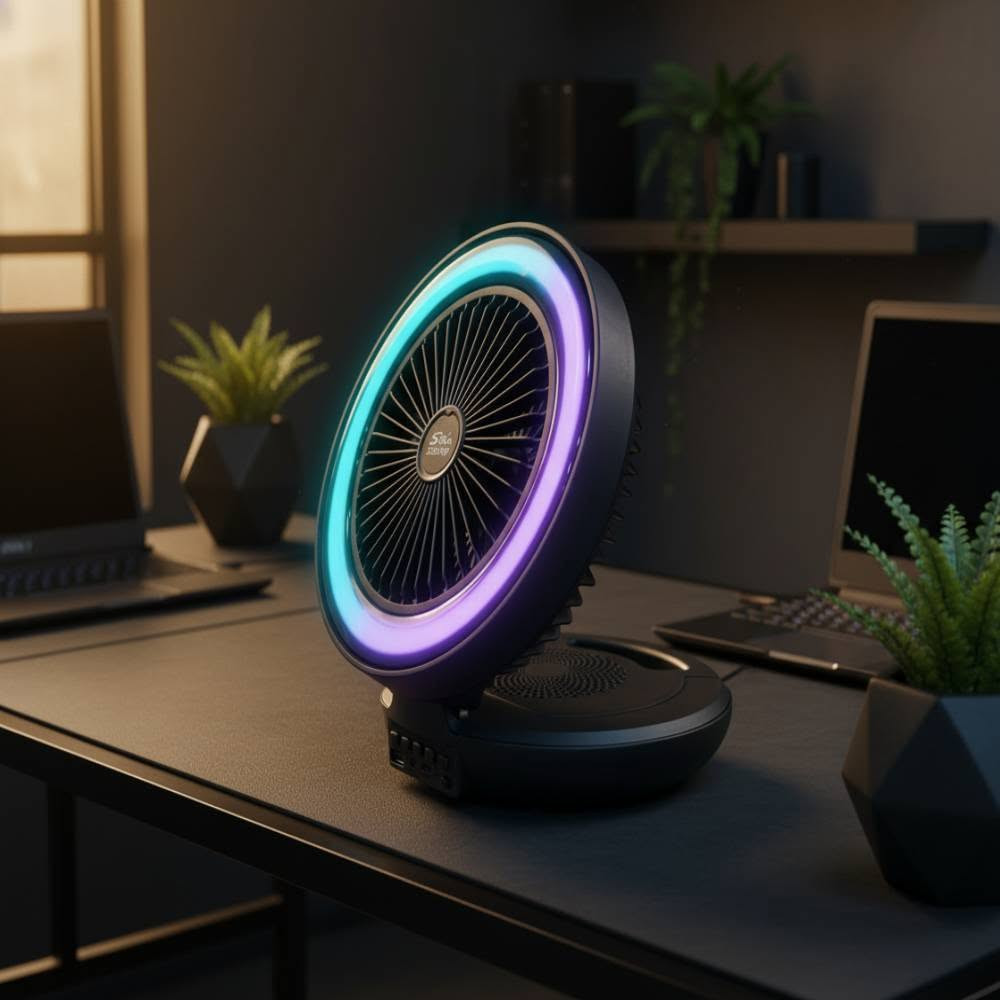 30الف
مروحة سبيكر + ضوء 801

الميزات:

مروحة بتصميم عصري وبسيط مع مكبر صوت واضاءة LED

3 ريش للمروحة مع ثلاث سرعات للتشغيل

بطارية من الليثيوم ذات سعة كبيرة 6000 مللي امبير

ازرار للتشغيل والايقاف والتحكم بالصوت والسرعة والضوء

المدخلات:USB,TF,DC 5V, بلوتوث

منفذ نوع تايب سي مع الكيبل

زر خلفي للتشغيل والايقاف

المنتج يعمل على الشحن الكهربائي

الطاقة:10 واط

ابعاد المنتج: القطر22  الارتفاع 40 سم

طول السلك: 25 سم

المنشا: امريكا
 مدة الشحن 10ساعات


**إذا كنت صاحب هذا الإعلان وتريد حذفه لأي سبب، رجاءا أرسل رسالة إلى الدعم الفني**